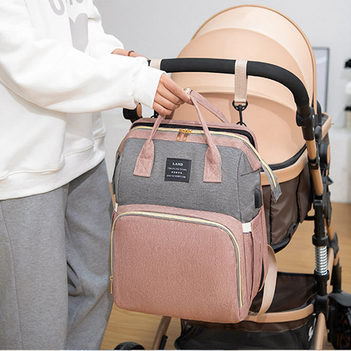 Zaino Fasciatoio Premium per Mamme – Borsa Porta Bebè con Isolamento Termico per Biberon e Spazi Organizzati